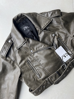 JACKET BIKER CARBON ZARA - comprar online