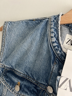 CHALECO DENIM ZARA - comprar online