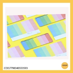 Planificador Semanal Anillado - Happimess Colorblock - comprar online
