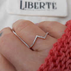 Anillo Liberté rose