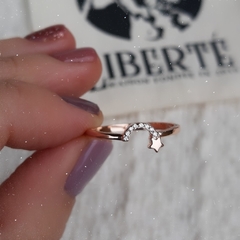 Anillo Estrella fugaz rose