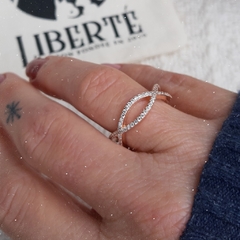 Anillo Lazo infinito rose - comprar online