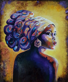 Mujer africana (reproducción obra de Viktoria Lapteva)