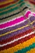 Alfombra chusi rayada en colores - comprar online