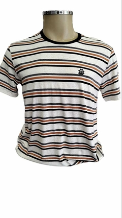 Camiseta Listrado MC Gola Careca REF: MM418/23 - comprar online