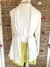 CARDIGAN OFF WHITE EM MALHA VISCOSE CANELADA COM CINTO - comprar online