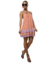 VESTIDO CURTO SOLTINHO BREEZY DRESS FRENTE ÚNICA ALÇAS VERÃO LARANJA LILÁS