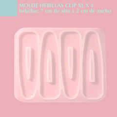 molde para hebillas clip XL