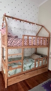 Cama Casita doble con Carrocama