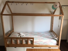 Cama Casita Simple con Cajones Laqueados - tienda online