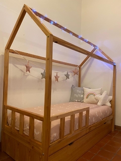 Cama Casita Simple con Carrocama Paraíso - tienda online