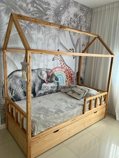 Imagen de Cama Casita Simple con Carrocama Paraíso