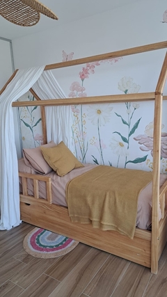 Cama Casita Simple con Carrocama Paraíso - tienda online