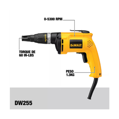 Atornillador Eléctrico Dewalt DW255 Amarillo en internet