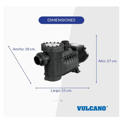 Bomba Vulcano Autocebante 1 HP Piletas - comprar online