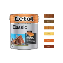 Cetol Classic Satinado Caoba 1Lt Exterior Madera