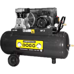 Compresor Dogo 100 Lts 3 Hp Profesional Monofásico Cod 50345