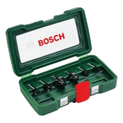 Set De Fresas 6 Piezas 6mm Bosch Maletin 9464 - comprar online