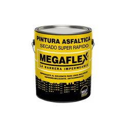 Pintura Asfaltica Megaflex x 1 Lt Secado Rapido