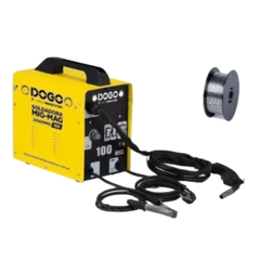 Soldadora Mig Dogo 100 Para Flux Sin Gas + Torcha + Cables