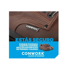 Zapato Conwork C/Punta Acero 55ZA Seguridad Dielectric - Cooperativa Agropecuaria de Bolivar LTDA