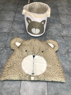 Set alfombra + contenedor oso