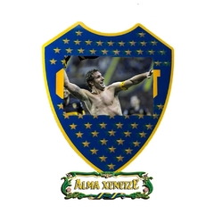 Portaretrato Boca Juniors Forma De Escudo + Foto