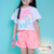 CONJUNTO INFANTIL SHORTS E BLUSA SEREIA KUKIE