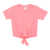 BLUSA MM INFANTIL GLITTER PINK NEON