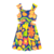 VESTIDO INFANTIL VERÃO NANAI AZUL MONACO FLORAL