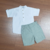 CONJUNTO INFANTIL VIGAT BATA TRABALHADA E BERMUDA SOCIAL