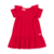 VESTIDO INFANTIL MALHA BABADINHO VERMELHO