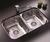 BACHA ACERO INOXIDABLE COCINA DOBLE JOHNSON ACERO C28