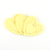 BLONDA CORAZON AMARILLO 10cm x 100 unidades - comprar online