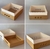 CAJA 25x25x12 TAPA PVC Y BASE KRAFT SUPER RESISTENTE