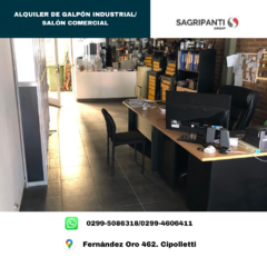 Alquiler de Galpón Industrial/ Salón Comercial - sagripanti