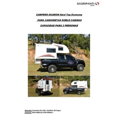 Campers para camioneta doble cabina. - comprar online