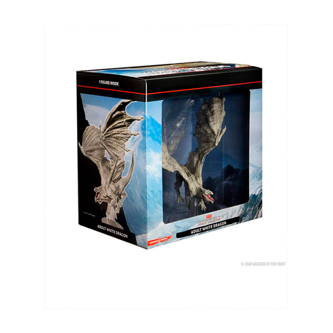 D&D: Icons of the Realms - Premium Figures – White Adult Dragon