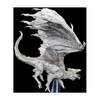D&D: Icons of the Realms - Premium Figures – White Adult Dragon - Playeasy