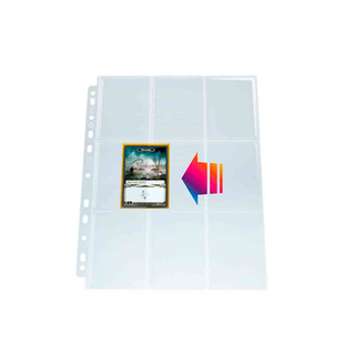 Gamegenic: Ultrasonic 9-Pocket Pages Sideloading Display (Transparente)