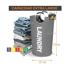 Imagen de Cesto Para Ropa Canasto Laundry Con Manijas De Aluminio