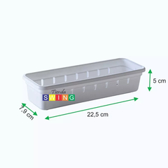 Organizador Modular Acoplable P/cajón Plasutil 7,9x22,5x5cm - Tienda Swing