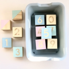 Cubos Numeros - Colores - comprar online