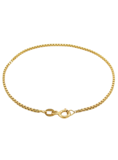 Pulseira Veneziana - Banhado a Ouro 18K