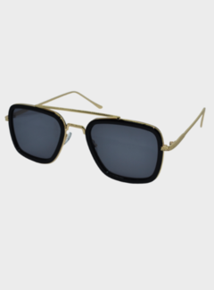 Óculos de Sol New York - Preto/Dourado - comprar online