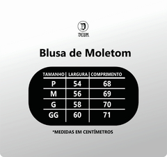 Blusa Moletom FULL DEUM BLACK - DEUM 