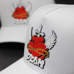 BONÉ TRUCKER DEUM CORAÇÃO SAGRADO | BRANCO - comprar online