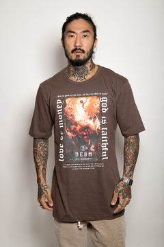 Camiseta GOD IS GOOD DEUM BROWN