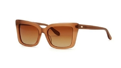 Lentes De Sol Look Me Godavari Matt Brown Polarizado