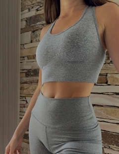 Top Lia gris - comprar online